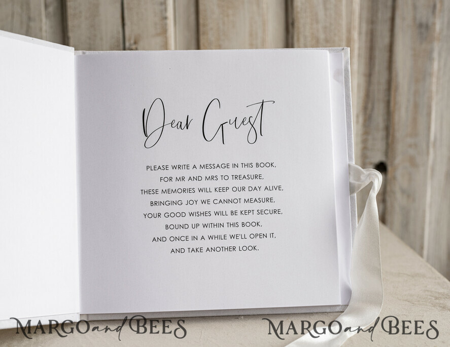 HOCHZEITS-GÄSTEBÜCHER Instax Sofortbildbuch Perlen Weißgold Acryl Hochzeitsgäste Buch Personalisiert und Unterzeichnung Set, Samt Perlen Sofortfoto Buch Boho Elegantes Instax Hochzeitsfoto Gästebuch