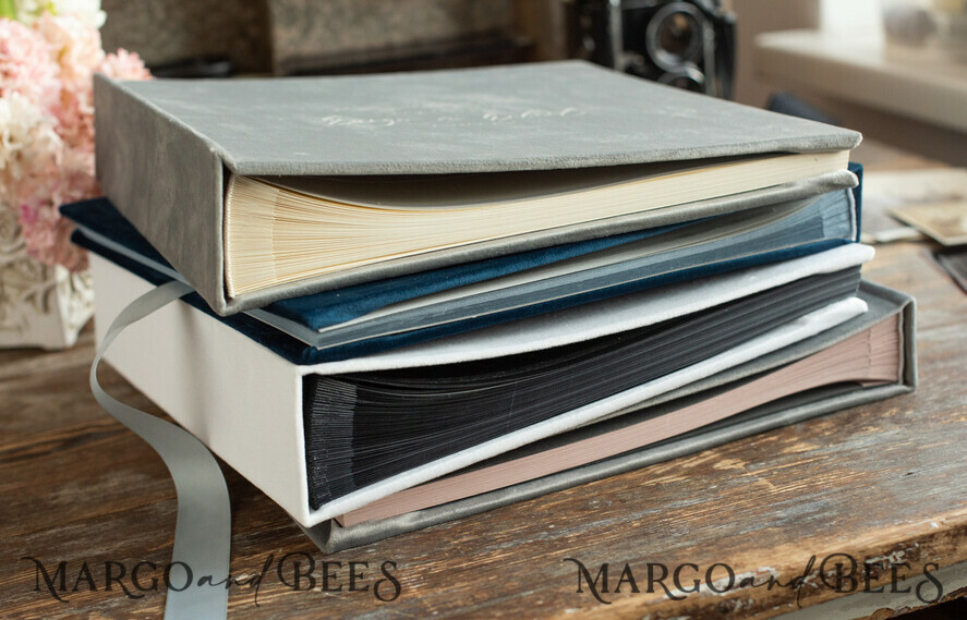 HOCHZEITS-GÄSTEBÜCHER Instax Sofortbildbuch Samt Sofortbildbuch Boho Elegantes Instax Hochzeitsfoto-Gästebuch
