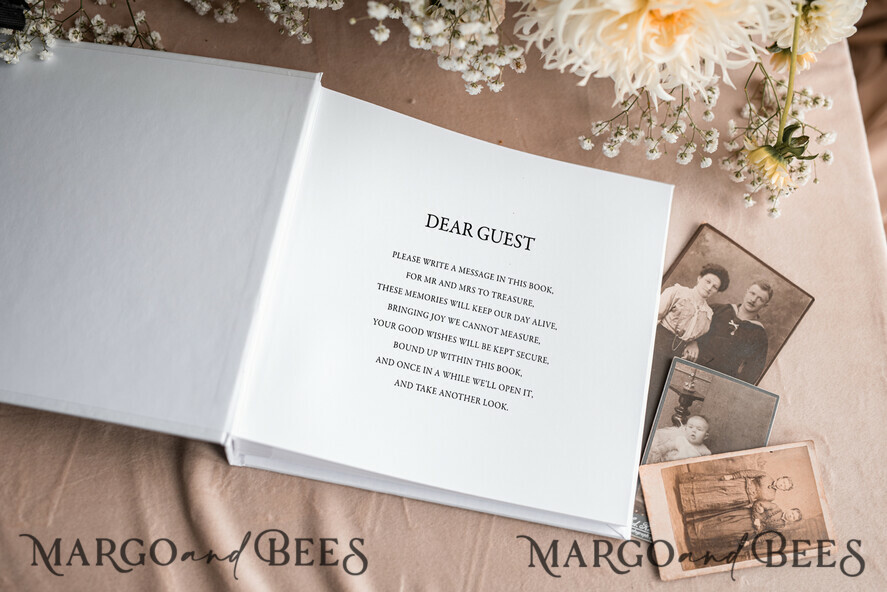 HOCHZEITS-GÄSTEBÜCHER Instax Sofortbildbuch Fotoalbum Hochzeits-Gästebuch personalisiert mit Bogen-Spiegel-Schild-Set, Schwarz Gold Sofortfoto-Buch Boho Halloween Instax Hochzeitsfoto-Gästebuch