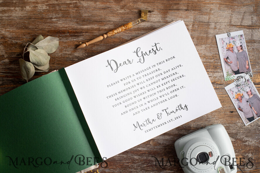 HOCHZEITS-GÄSTEBÜCHER Instax Sofortbildbuch Personalisierte Hochzeits-Gästebuch, Holz Sofortbildbuch • LoveBirds Rustikales Instax Hochzeitsfoto-Gästebuch