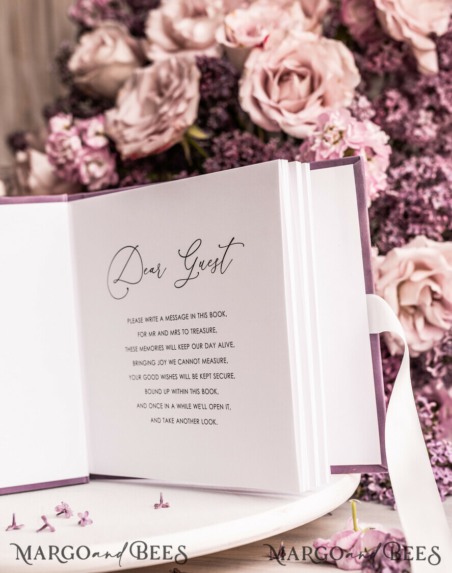 HOCHZEITS-GÄSTEBÜCHER Instax Sofortbildbuch Mauve Gold Acryl Hochzeitsgästebuch personalisiert und Unterschriften-Set, Samt staubige Rose Sofortfoto-Buch Boho elegant Instax Hochzeitsfoto Gästebuch, MvS