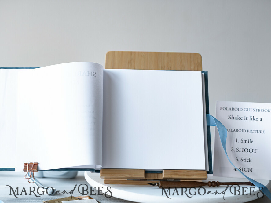 HOCHZEITS-GÄSTEBÜCHER Instax Sofortbildbuch Sweet 16 Gästebuch personalisiert, samtiges Sofortbildbuch Boho elegant Instax Sweet 16 Foto-Gästebuch