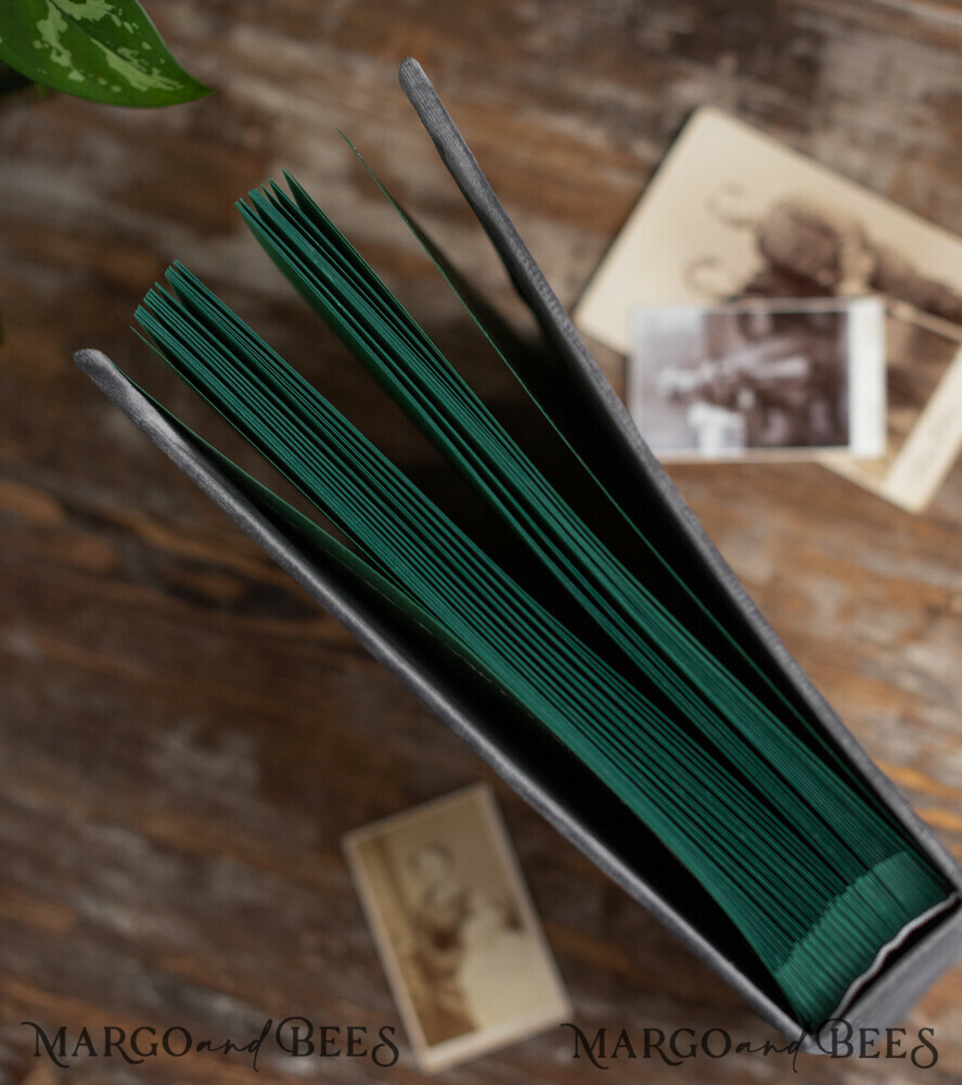 HOCHZEITS-GÄSTEBÜCHER Instax Sofortbildbuch Hochzeits-Gästebuch personalisiert, samtgraues Sofortbildbuch, elegantes, kundenspezifisches Instax-Hochzeitsfoto-Gästebuch.
