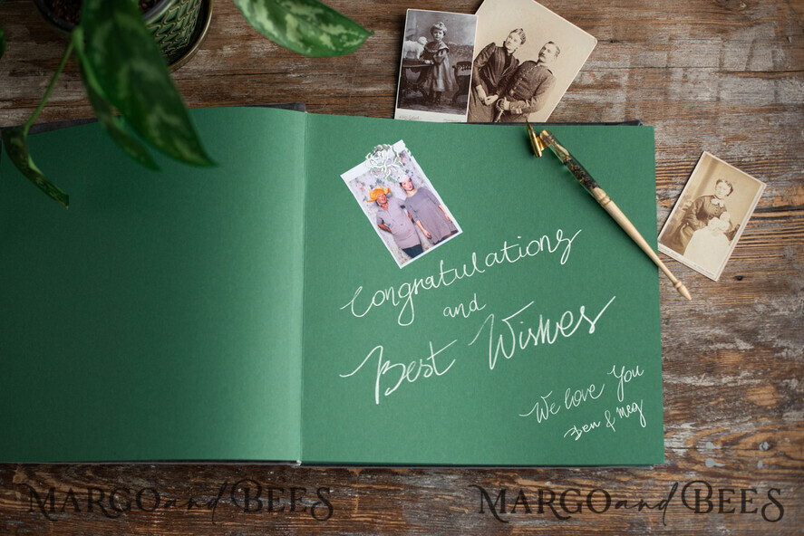 HOCHZEITS-GÄSTEBÜCHER Instax Sofortbildbuch Hochzeits-Gästebuch personalisiert, samtgraues Sofortbildbuch, elegantes, kundenspezifisches Instax-Hochzeitsfoto-Gästebuch.