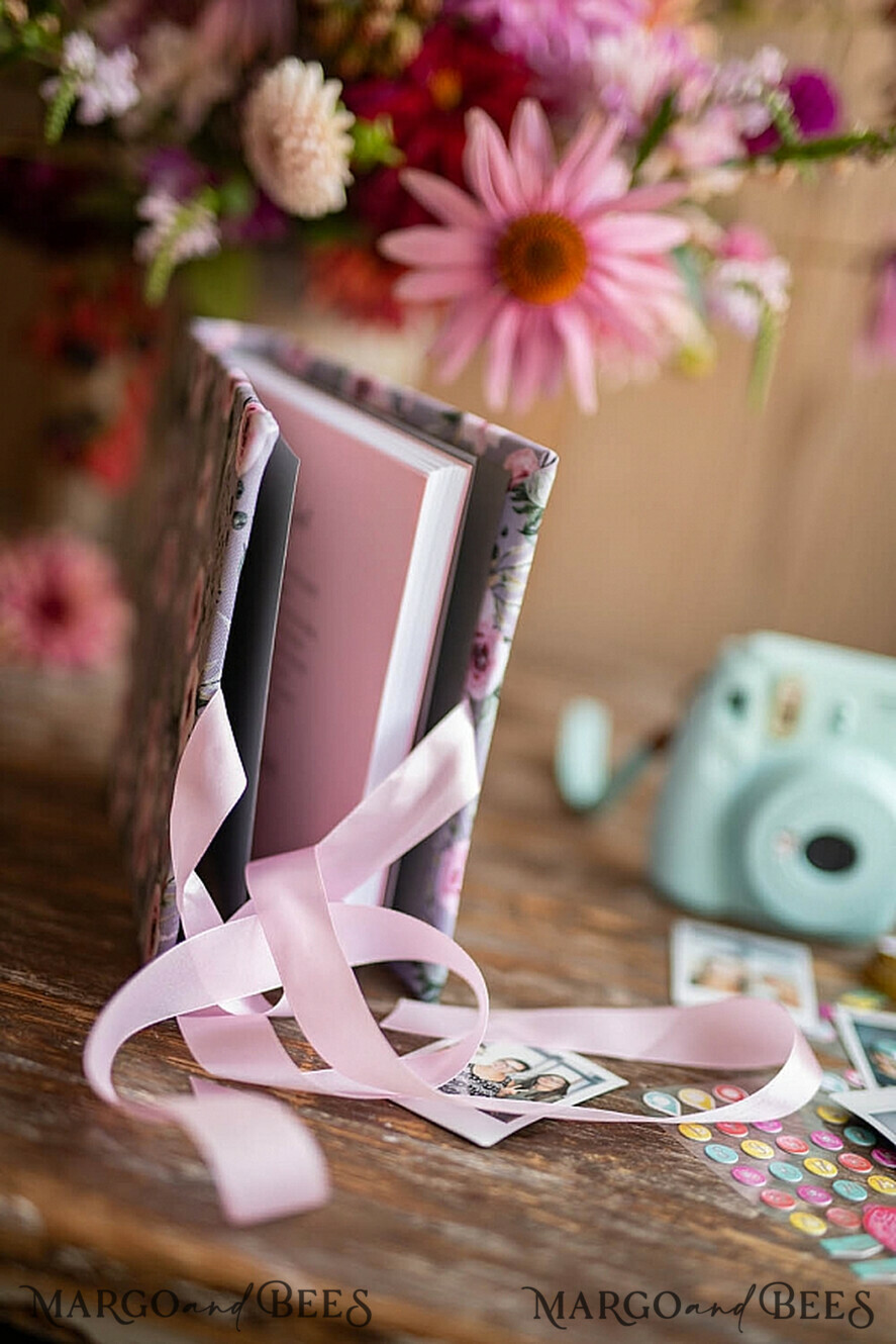 HOCHZEITS-GÄSTEBÜCHER Instax Sofortbildbuch Samt Instant-Fotobuch Boho Elegantes Instax Hochzeitsfoto-Gästebuch