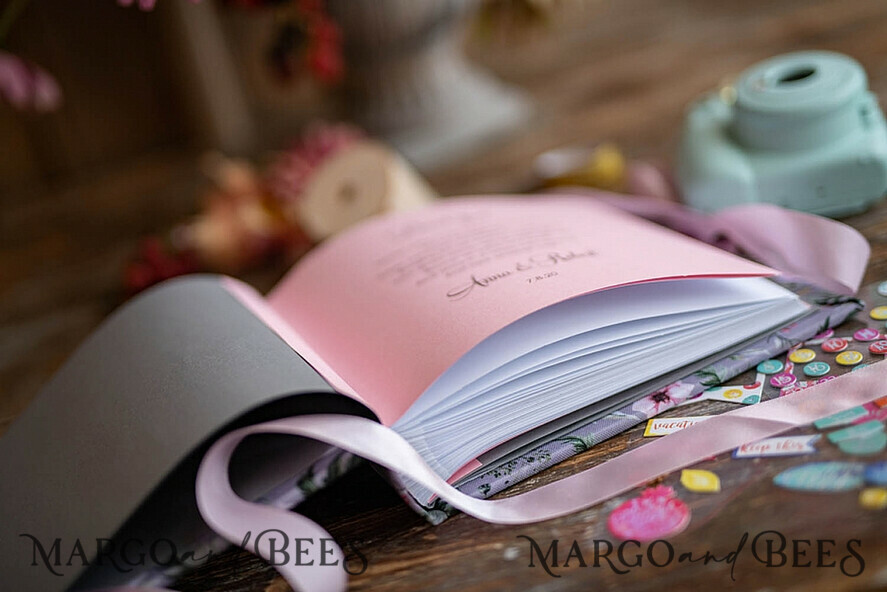 HOCHZEITS-GÄSTEBÜCHER Instax Sofortbildbuch Samt Instant-Fotobuch Boho Elegantes Instax Hochzeitsfoto-Gästebuch