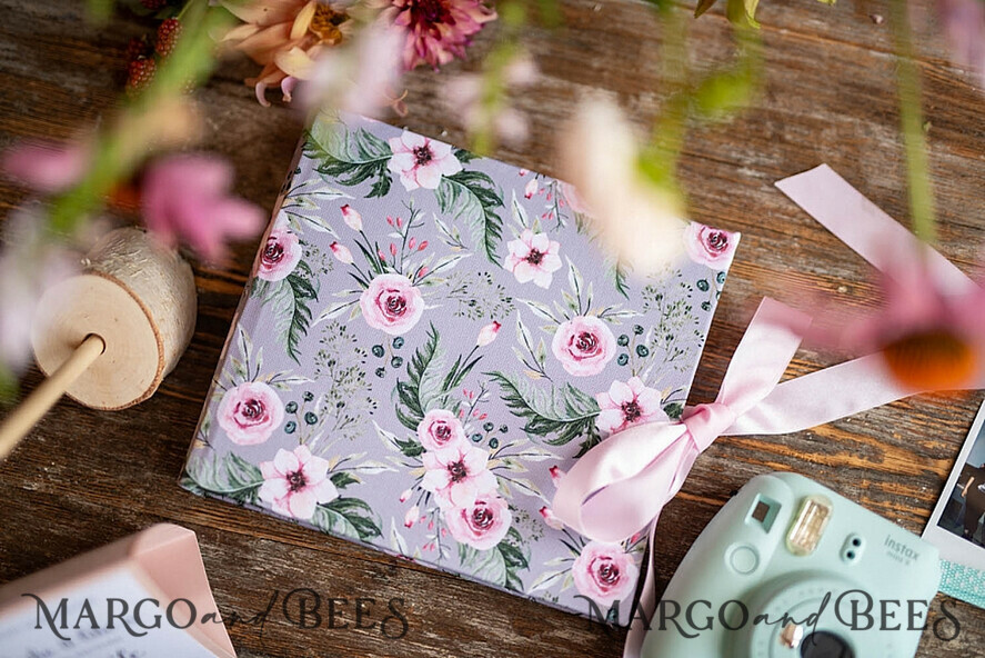 HOCHZEITS-GÄSTEBÜCHER Instax Sofortbildbuch Samt Instant-Fotobuch Boho Elegantes Instax Hochzeitsfoto-Gästebuch