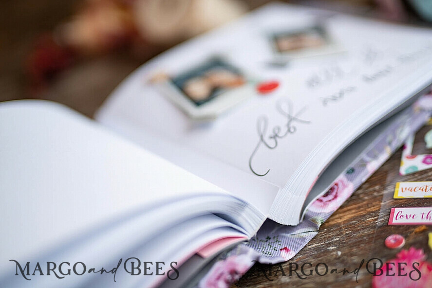 HOCHZEITS-GÄSTEBÜCHER Instax Sofortbildbuch Samt Instant-Fotobuch Boho Elegantes Instax Hochzeitsfoto-Gästebuch