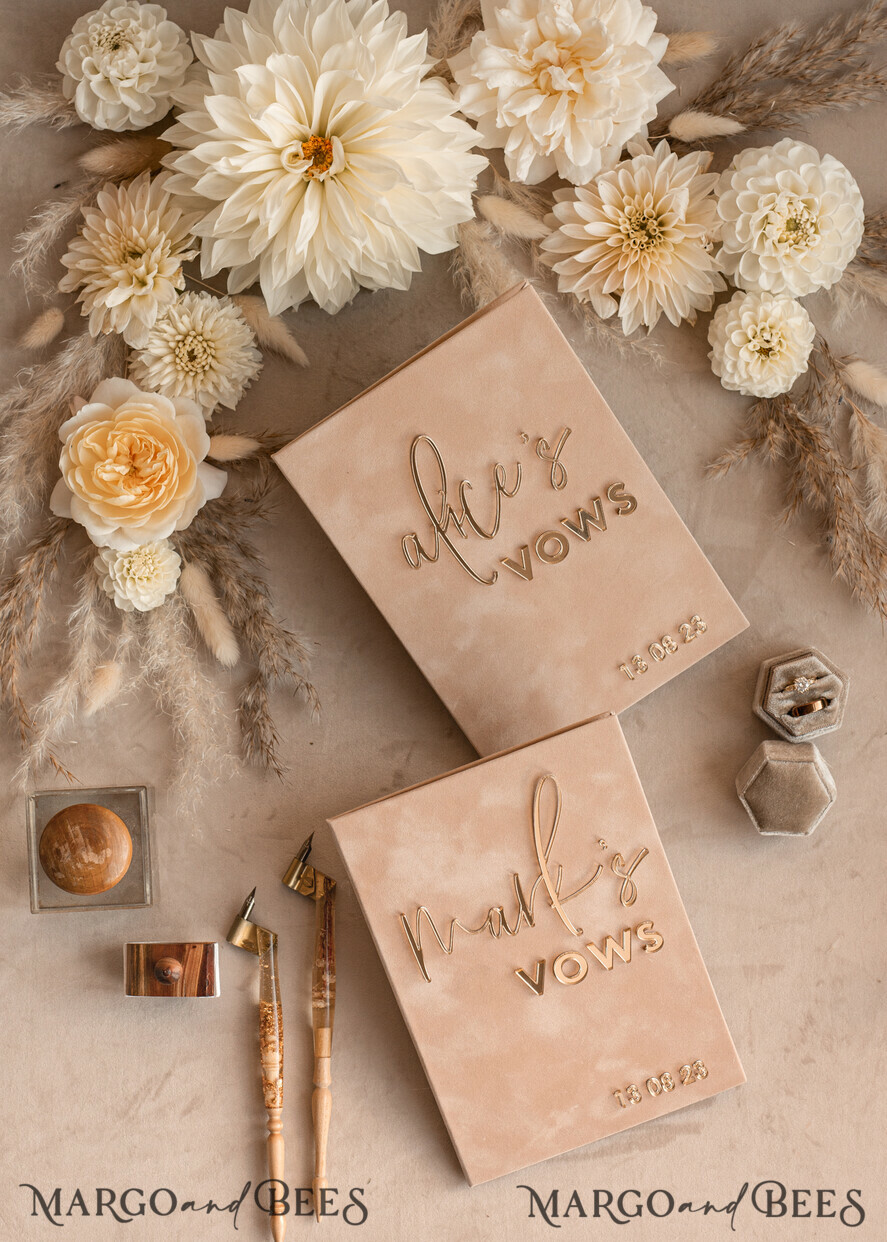 HOCHZEITSVERSPRECHEN  
 Acrylklar Gold Braut- und Bräutigam-Eheversprechenbücher, Hochzeitsversprechenbücher, personalisierte Eheversprechenheftchen, seine und ihre Eheversprechenbücher, maßgeschneiderte Hochzeitsversprechenetuis, Brautparty-Geschenk