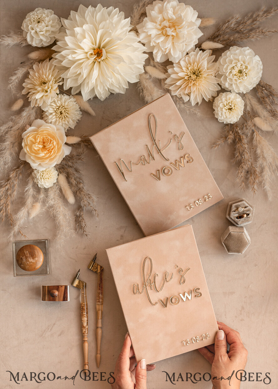 HOCHZEITSVERSPRECHEN  
 Acrylklar Gold Braut- und Bräutigam-Eheversprechenbücher, Hochzeitsversprechenbücher, personalisierte Eheversprechenheftchen, seine und ihre Eheversprechenbücher, maßgeschneiderte Hochzeitsversprechenetuis, Brautparty-Geschenk