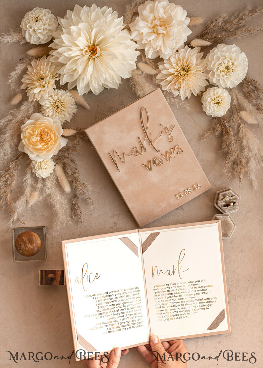 HOCHZEITSVERSPRECHEN  
 Acrylklar Gold Braut- und Bräutigam-Eheversprechenbücher, Hochzeitsversprechenbücher, personalisierte Eheversprechenheftchen, seine und ihre Eheversprechenbücher, maßgeschneiderte Hochzeitsversprechenetuis, Brautparty-Geschenk