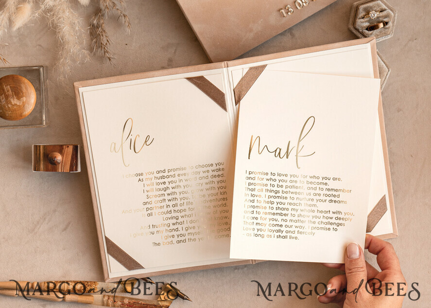 HOCHZEITSVERSPRECHEN  
 Acrylklar Gold Braut- und Bräutigam-Eheversprechenbücher, Hochzeitsversprechenbücher, personalisierte Eheversprechenheftchen, seine und ihre Eheversprechenbücher, maßgeschneiderte Hochzeitsversprechenetuis, Brautparty-Geschenk