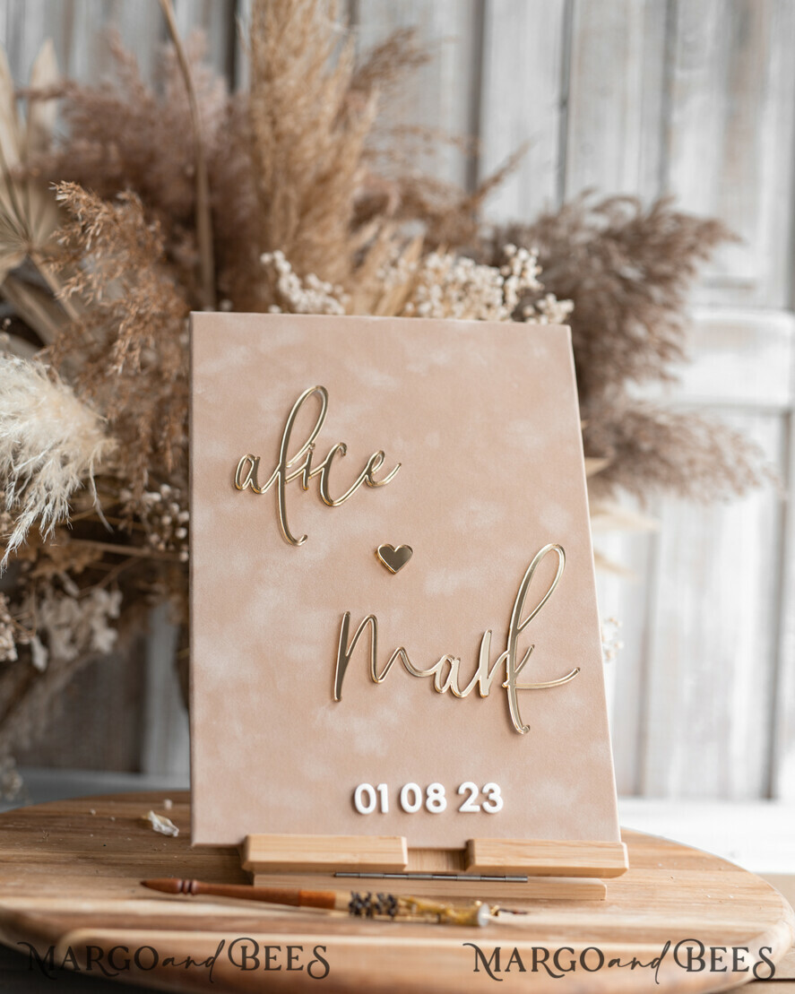 HOCHZEITSVERSPRECHEN  
 Acrylklar Gold Braut- und Bräutigam-Eidbücher, Hochzeits-Eidbücher, personalisierte Eid-Heftchen, seine und ihre Eidbücher, individuelle Hochzeits-Eid-Boxen, Geschenk zur Hochzeitsfeier.