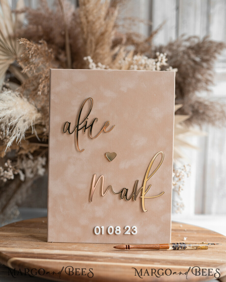 HOCHZEITSVERSPRECHEN  
 Acrylklar Gold Braut- und Bräutigam-Eidbücher, Hochzeits-Eidbücher, personalisierte Eid-Heftchen, seine und ihre Eidbücher, individuelle Hochzeits-Eid-Boxen, Geschenk zur Hochzeitsfeier.