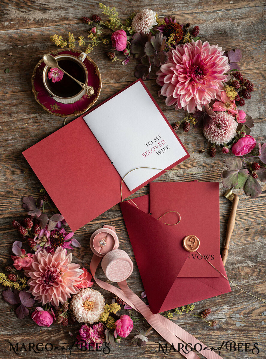 HOCHZEITSVERSPRECHEN  
 modern  
 Moderne Hochzeitsgelübde, personalisierte Hochzeitsgelübde-Bücher, individuelle Hochzeitsgelübde-Bücher, maßgeschneiderte Gelübde-Bücher, burgunderfarbene minimalistische Hochzeitsgelübde-Bücher.