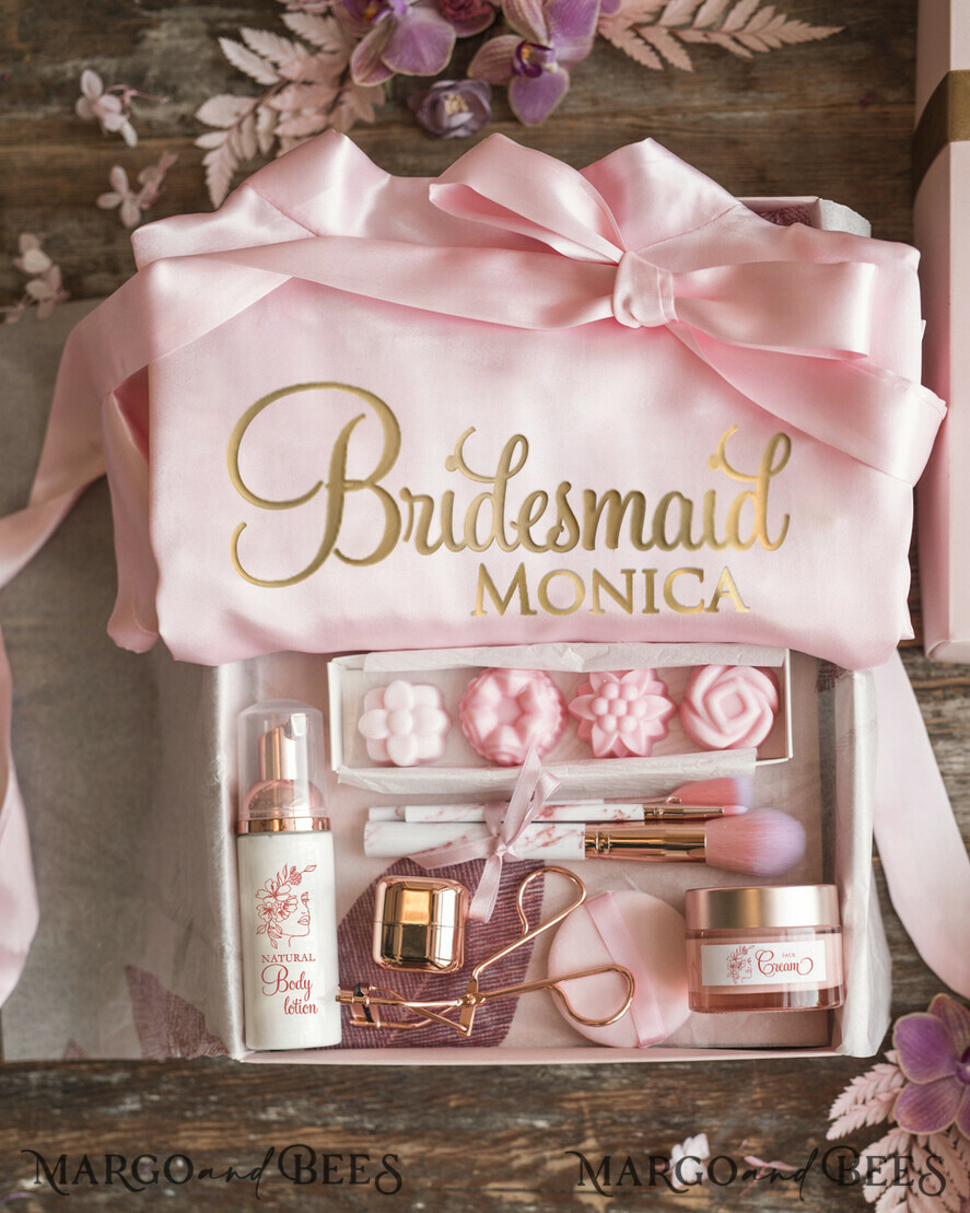 Brautjungfer/Trauzeuge Box WIRST DU MEINE BRAUTJUNGEFRIENDE SEIN? Natürliche Kosmetik Brautjungfern Set, Trauzeugin Vorschlag natürliche Geschenk, Spa Tag Box