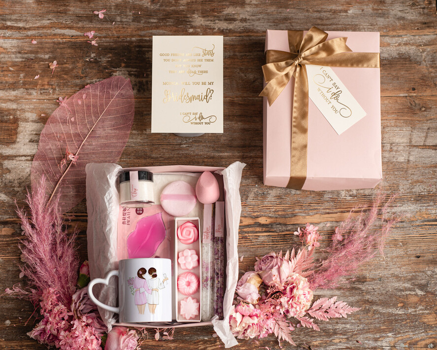 Brautjungfer/Trauzeuge Box WIRST DU MEINE BRAUTJUNGEFRIENDE SEIN? Brautjungfern Vorschlag Box mit Herzbecher, Wirst du meine Brautjungfer Geschenk, Wirst du mein Trauzeuge Vorschlag Geschenkbox Set