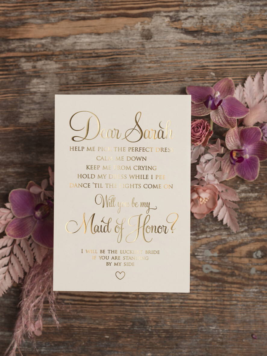 Brautjungfer/Trauzeuge Box WIRST DU MEINE BRAUTJUNGEFRIENDE SEIN? Brautjungfern-Geschenkbox, Satinrobe Brautjungfern-Antrag, natürliches Set für die Hochzeit