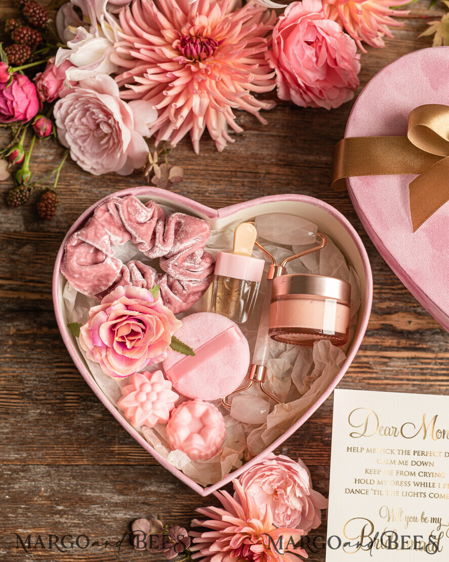 Brautjungfer/Trauzeuge Box WIRST DU MEINE BRAUTJUNGEFRIENDE SEIN? Brautjungfern Vorschlags Luxusbox, Personalisierte Vorschlags Brautjungfern Set, Natürliche Kosmetik Set