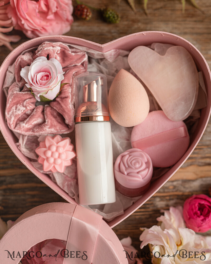 Brautjungfer/Trauzeuge Box WIRST DU MEINE BRAUTJUNGEFRIENDE SEIN? Brautjungfern Anfrage Box Herz Jade Gua SHA Stein, Wirst du meine Brautjungfer Geschenk Spa Set
