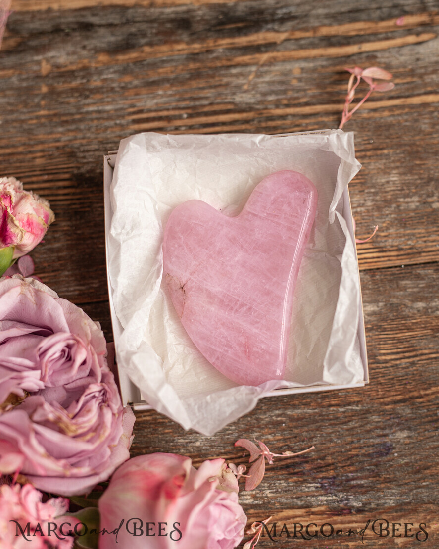 Brautjungfer/Trauzeuge Box WIRST DU MEINE BRAUTJUNGEFRIENDE SEIN? Brautjungfern Anfrage Box Herz Jade Gua SHA Stein, Wirst du meine Brautjungfer Geschenk Spa Set
