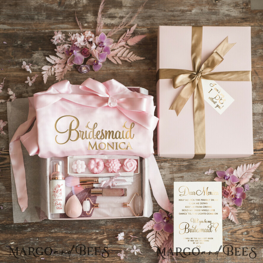 Brautjungfer/Trauzeuge Box WIRST DU MEINE BRAUTJUNGEFRIENDE SEIN? Brautjungfer Danksagung GESCHENKBOX, Beauty-Spa-Set, natürliches Geschenk für die Brautjungfer