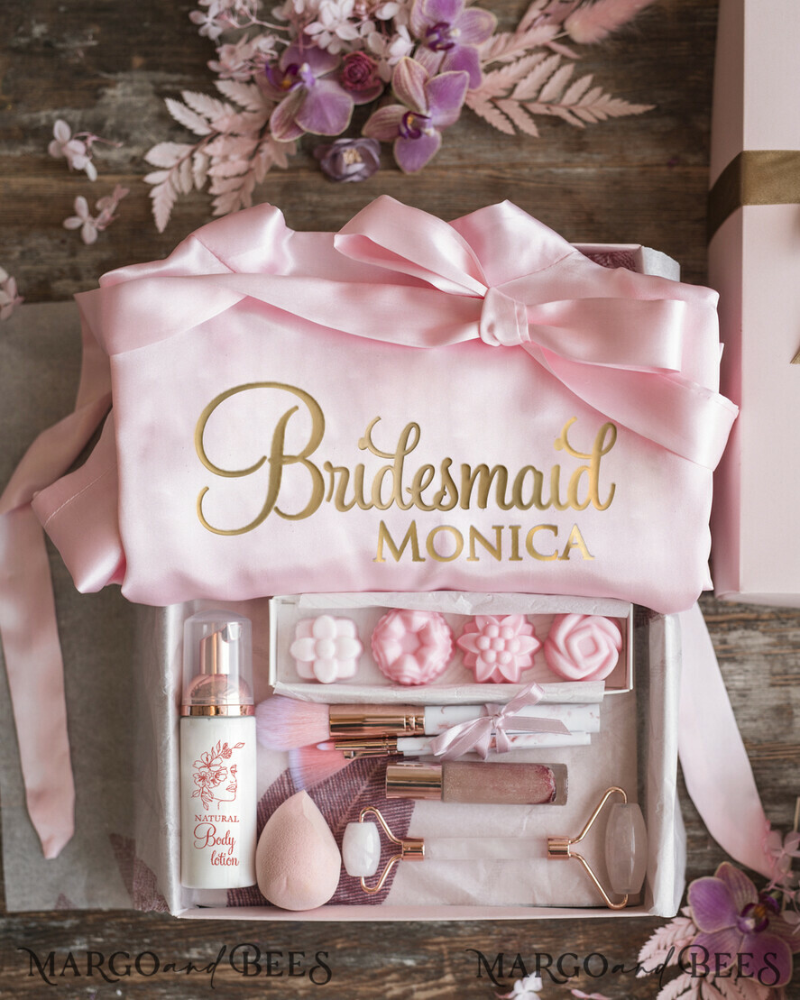 Brautjungfer/Trauzeuge Box WIRST DU MEINE BRAUTJUNGEFRIENDE SEIN? Brautjungfer Danksagung GESCHENKBOX, Beauty-Spa-Set, natürliches Geschenk für die Brautjungfer