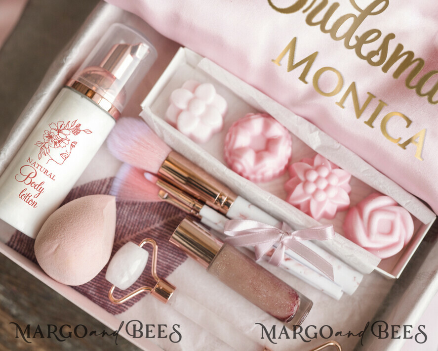 Brautjungfer/Trauzeuge Box WIRST DU MEINE BRAUTJUNGEFRIENDE SEIN? Brautjungfer Danksagung GESCHENKBOX, Beauty-Spa-Set, natürliches Geschenk für die Brautjungfer