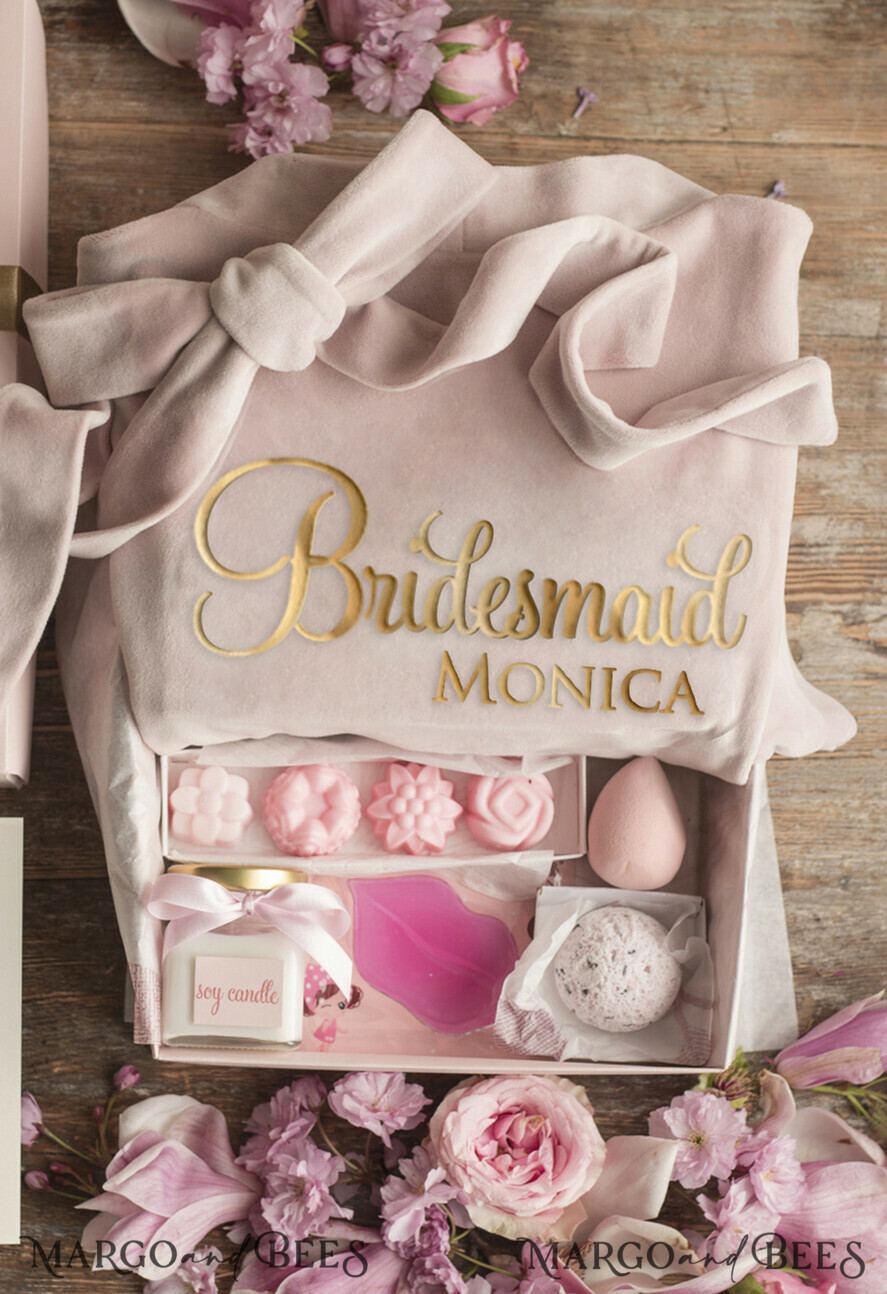 Brautjungfer/Trauzeuge Box WIRST DU MEINE BRAUTJUNGEFRIENDE SEIN? Brautjungfern Geschenkbox für die Trauzeugin, Samtrobe für die Brautjungfernfrage, natürliches Set für die Hochzeit