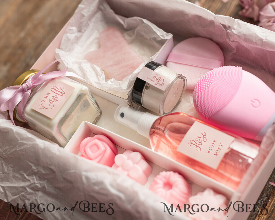 Brautjungfer/Trauzeuge Box DANKESCHÖN AN DIE JUNGFRAU Brautjungfern Dankeschön-Box, Organische Spa-Box, Brautjungfern Geschenksset, Trauzeugin Geschenkbox Set