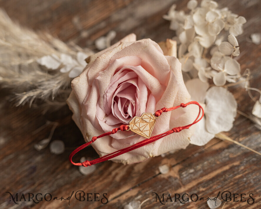 Brautjungfer/Trauzeuge Box Brautjungfer DANKE oder VORSCHLAG KLEINE BOX Brautjungfer Dankeschön GESCHENKBOX, handgefertigtes Armband, Geschenk für die Brautjungfer