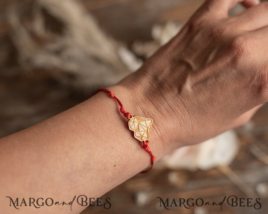 Brautjungfer/Trauzeuge Box Brautjungfer DANKE oder VORSCHLAG KLEINE BOX Brautjungfer Dankeschön GESCHENKBOX, handgefertigtes Armband, Geschenk für die Brautjungfer