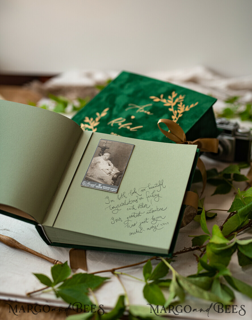 HOCHZEITS-GÄSTEBÜCHER Samtkissen Instax Gästebuch Boho Grün Pink Instax Samt Hochzeits-Gästebuch Gold, Samt Foto-Box Sofort Hochzeits-Gästebuch, Polaroid Samt Gästebuch Pink Foto-Box Goldene Hochzeit