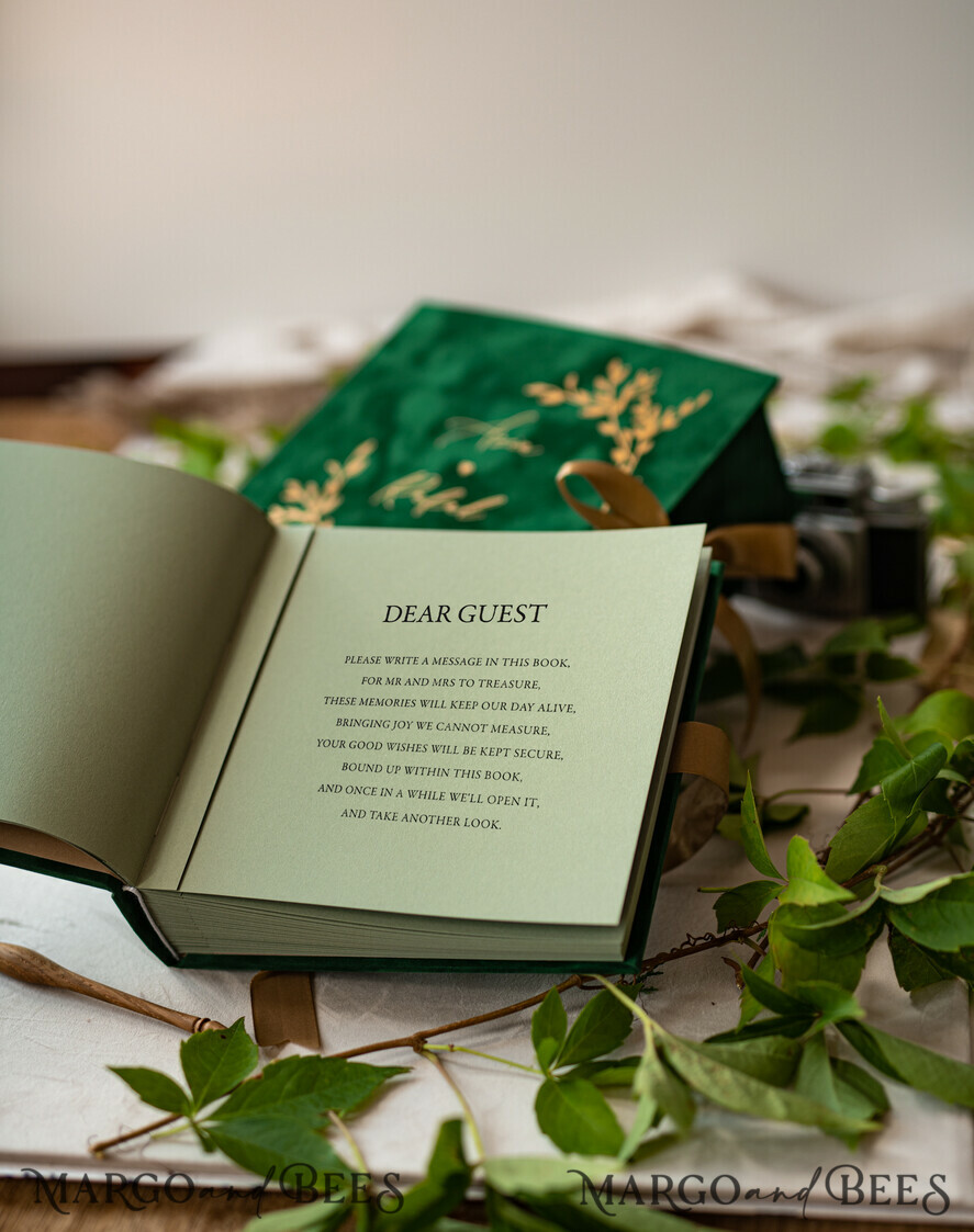 HOCHZEITS-GÄSTEBÜCHER Samtkissen Instax Gästebuch Boho Grün Pink Instax Samt Hochzeits-Gästebuch Gold, Samt Foto-Box Sofort Hochzeits-Gästebuch, Polaroid Samt Gästebuch Pink Foto-Box Goldene Hochzeit