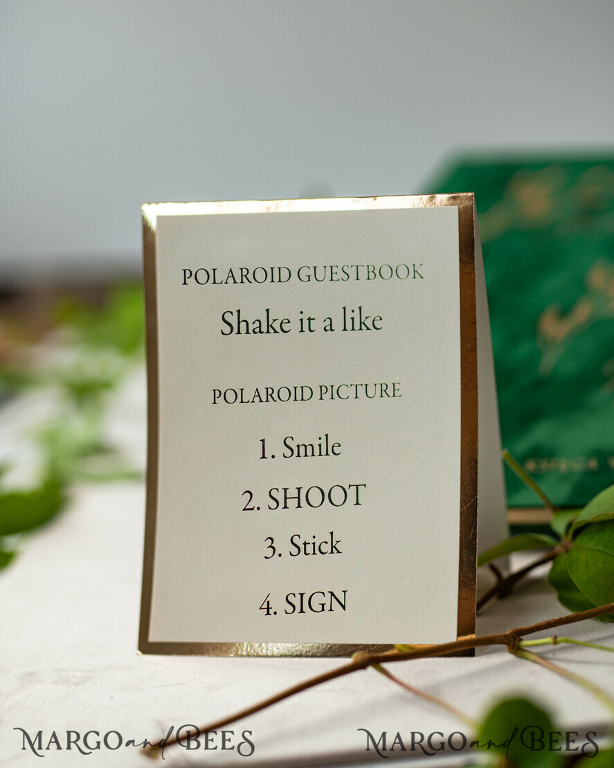 HOCHZEITS-GÄSTEBÜCHER Samtkissen Instax Gästebuch Boho grün Pink Instax Samt Hochzeitsgästebuch Gold, Samt Fotokasten Sofort Hochzeitsgästebuch, Polaroid Samt Gästebuch Pink Fotokasten Goldene Hochzeit