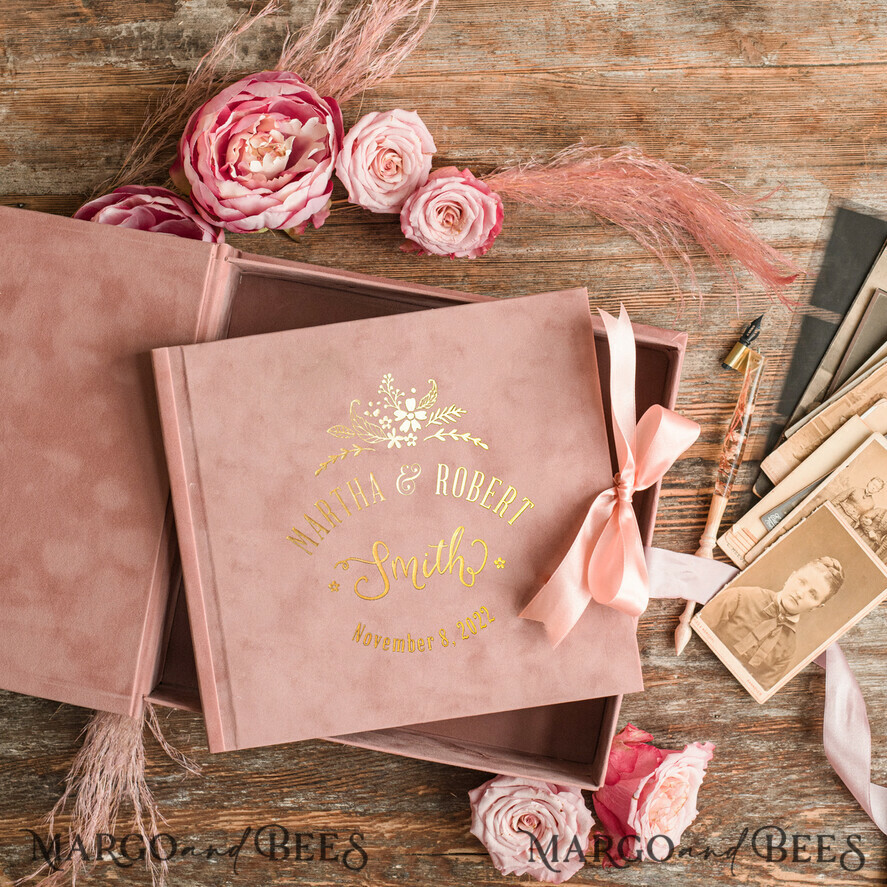 HOCHZEITS-GÄSTEBÜCHER Samtkissen Instax Gästebuch Luxus Hochzeits-Gästebuch, personalisiertes Hochzeits-Gästebuch, Samt-Erinnerungsfoto-Hochzeit, Polaroid-Samt-Gästebuch