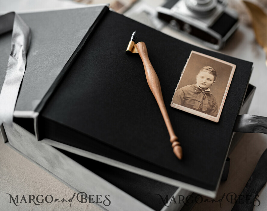 HOCHZEITS-GÄSTEBÜCHER Samtkissen Instax Gästebuch Grau Gold Personalisiertes Hochzeitsgästebuch, Samt Erinnerungsfoto Hochzeit, Luxus Hochzeitsgästebuch, Polaroid Samt Gästebuch