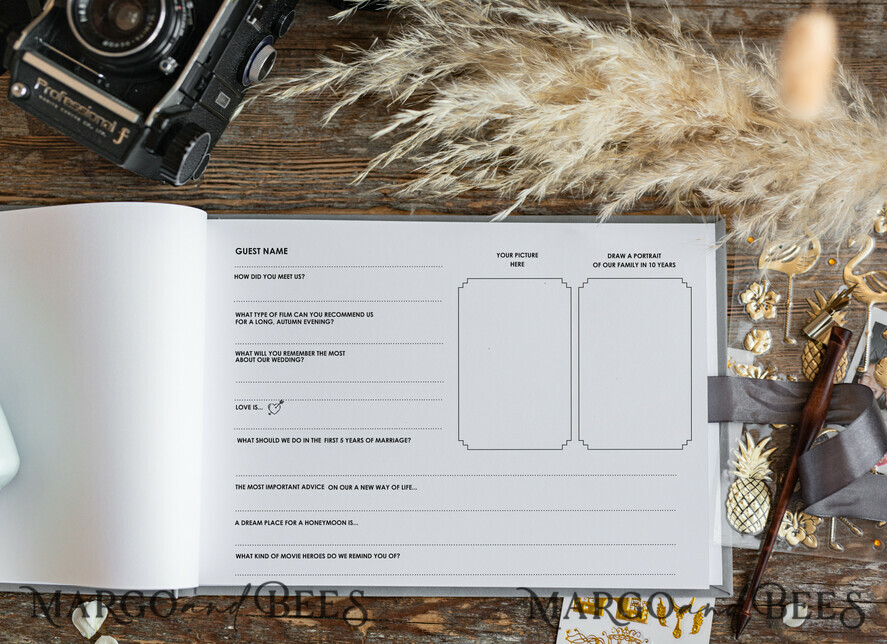 HOCHZEITS-GÄSTEBÜCHER Samtkissen Instax Gästebuch Boho Elfenbein Instax Samt Hochzeits-Gästebuch Gold, Großes Sofort-Hochzeits-Gästebuch, Polaroid Samt Gästebuch