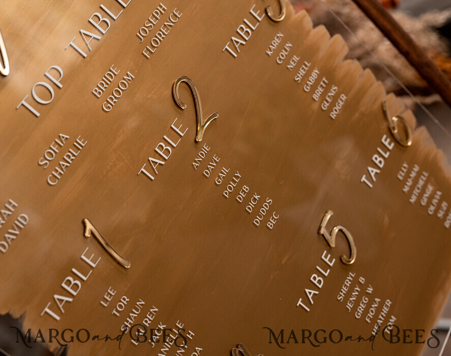 TISCHPLÄNE UND WILLKOMMENSCHILDER FÜR HOCHZEITEN Plexi Gold / Samt beige Samt und Gold Modernes Samt Sitzplan, 3D Elegantes Finde deinen Platz - Sitzplan, Luxus Hochzeittischplan, Hochzeitsdekoration mit goldenen Buchstaben - Goldenes Empfangsschild - Individuelles Zeremonieschild