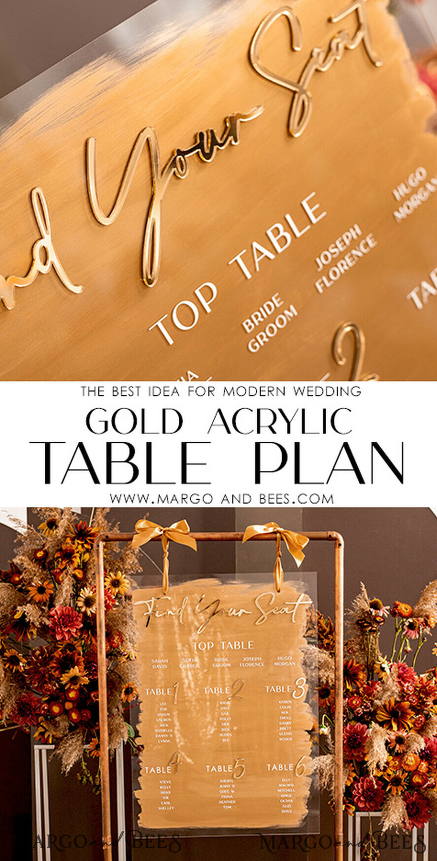 TISCHPLÄNE UND WILLKOMMENSCHILDER FÜR HOCHZEITEN Plexi Gold / Samt beige Samt und Gold Modernes Samt Sitzplan, 3D Elegantes Finde deinen Platz - Sitzplan, Luxus Hochzeittischplan, Hochzeitsdekoration mit goldenen Buchstaben - Goldenes Empfangsschild - Individuelles Zeremonieschild