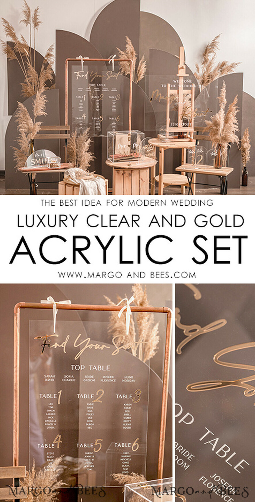 TISCHPLÄNE UND WILLKOMMENSCHILDER FÜR HOCHZEITEN Plexi Gold / Samt beige Samt und Gold Modernes Samt Sitzplan, 3D Elegantes Finde Deinen Platz - Sitzplan, Luxus Hochzeittischplan, Hochzeitsdekoration mit goldenen Buchstaben - Goldenes Empfangsschild - Individuelles Zeremonieschild