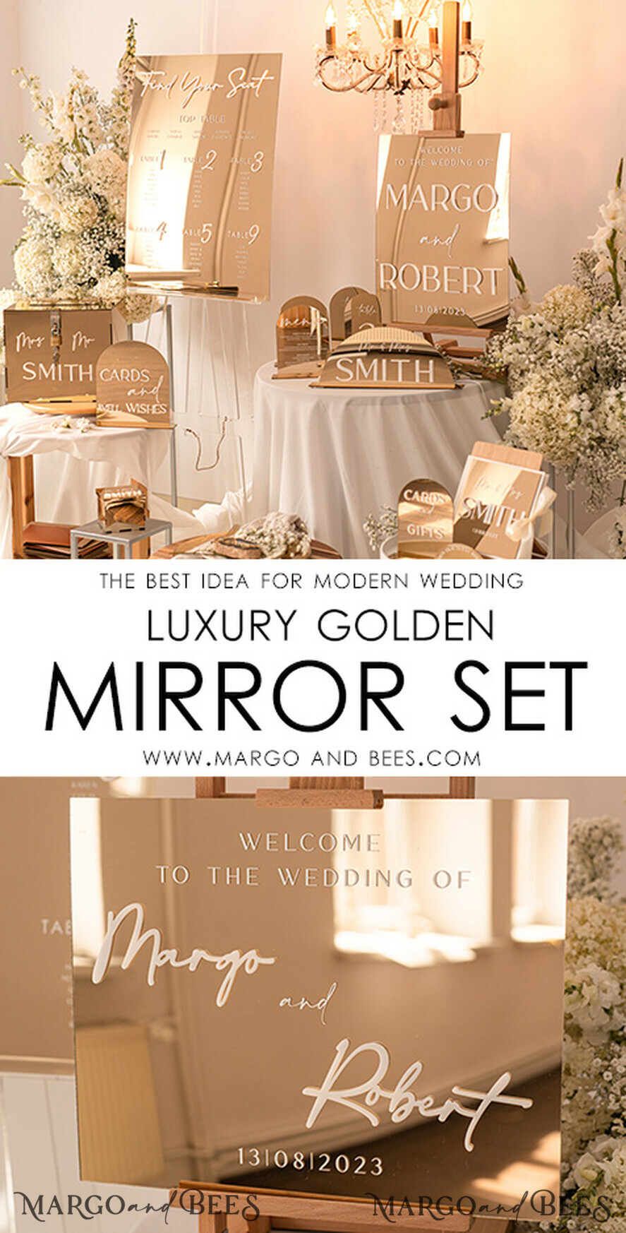 TISCHPLÄNE UND WILLKOMMENSCHILDER FÜR HOCHZEITEN Plexi Gold / Samt Goldener Spiegel Hochzeits Willkommensschild, Goldene Hochzeitsdekoration, Personalisierter Hochzeitsschild, Hochzeitsgeschenk, Willkommen Hochzeitsbrett BpPXSet