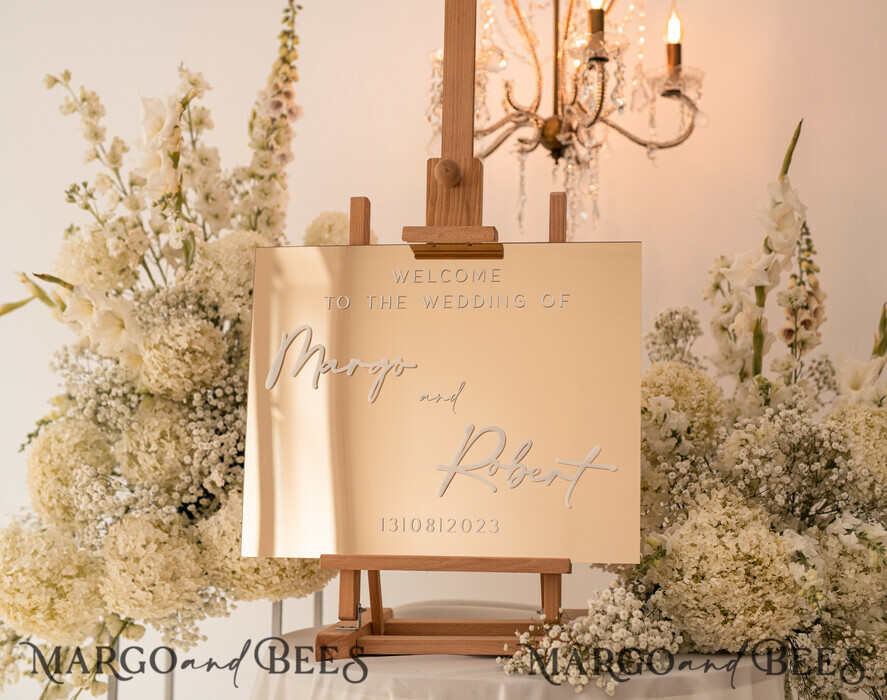 TISCHPLÄNE UND WILLKOMMENSCHILDER FÜR HOCHZEITEN Plexi Gold / Samt Goldener Spiegel Hochzeits Willkommensschild, Goldene Hochzeitsdekoration, Personalisierter Hochzeitsschild, Hochzeitsgeschenk, Willkommen Hochzeitsbrett BpPXSet