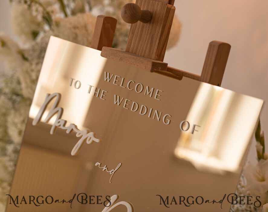 TISCHPLÄNE UND WILLKOMMENSCHILDER FÜR HOCHZEITEN Plexi Gold / Samt Goldener Spiegel Hochzeits Willkommensschild, Goldene Hochzeitsdekoration, Personalisierter Hochzeitsschild, Hochzeitsgeschenk, Willkommen Hochzeitsbrett BpPXSet