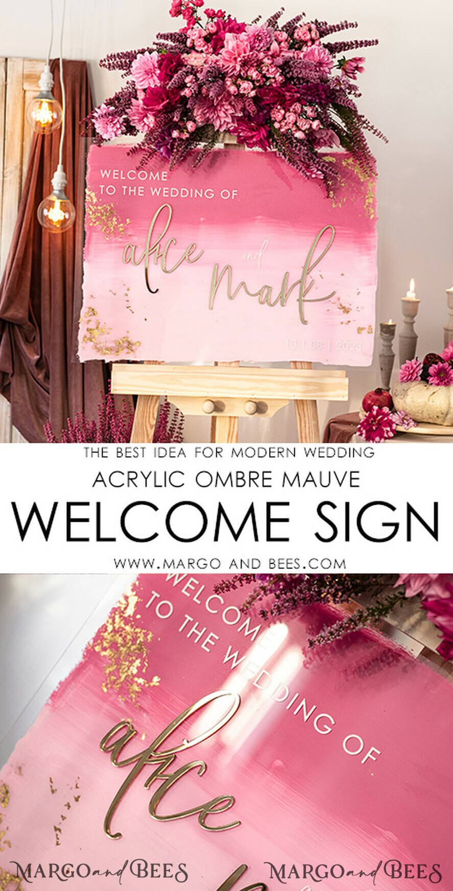 TISCHPLÄNE UND WILLKOMMENSCHILDER FÜR HOCHZEITEN Plexi Gold / Samt Acryl Mauve Ombre Hochzeits Willkommen Schild, bemaltes Acryl Gold Hochzeits Willkommen Schild, Staubige Rose Gold Plexi Hochzeits Willkommen Schild, Pflaume Herbst Luxus Hochzeits Willkommen Schild, Blush Pink Hochzeitsbeschilderung, Goldener Spiegel Hochzeits Willkommen Schild.