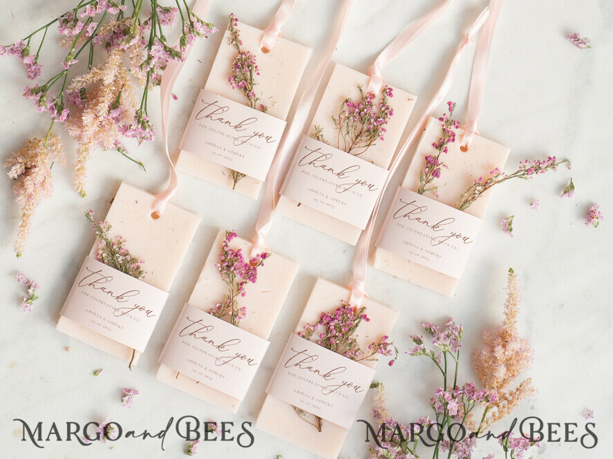 HOCHZEITSGESCHENKE Hochzeits-Sojawachstablette Danke Geschenk Sojdocht Wachstabletten mit Heidekraut, Boho Hochzeitsraumduft, Duftende Dankeschön Dekoration, Babyshower Geschenk, Rustikale Hochzeitsgeschenkideen.