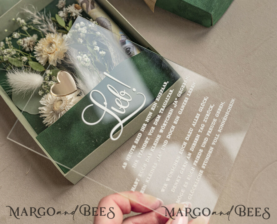 FRISCH VERHEIRATETES PAAR GESCHENKE Geldgeschenk zur Hochzeit Geschenkschachtel für Geld Geldgeschenk zur Hochzeit mit Strauß aus Trockenblumen personalisiert