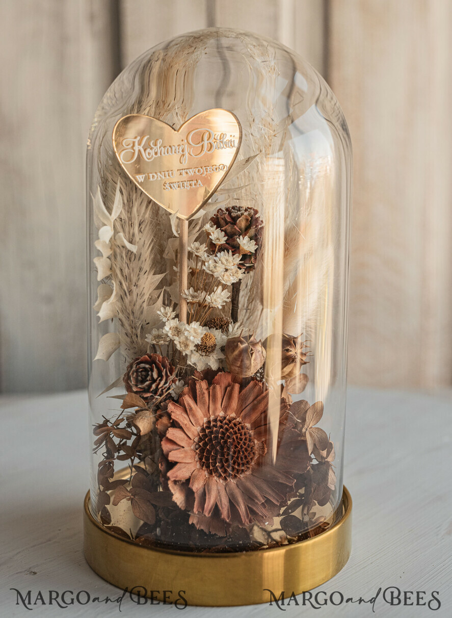 FRISCH VERHEIRATETES PAAR GESCHENKE Geldgeschenk zur Hochzeit Geschenkschachtel für Geld Geldgeschenk zur Hochzeit mit Strauß aus Trockenblumen personalisiert