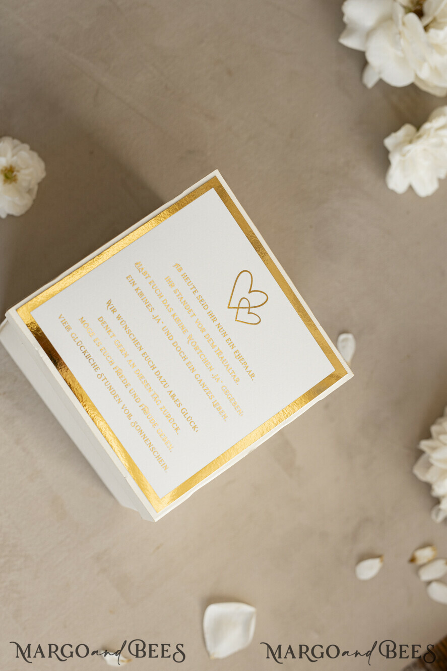 FRISCH VERHEIRATETES PAAR GESCHENKE Geldgeschenk zur Hochzeit Personalisierte Hochzeits-Geschenkbox Geldgeschenk zur Hochzeit – Exploding Box als stilvolle und persönliche Überraschung