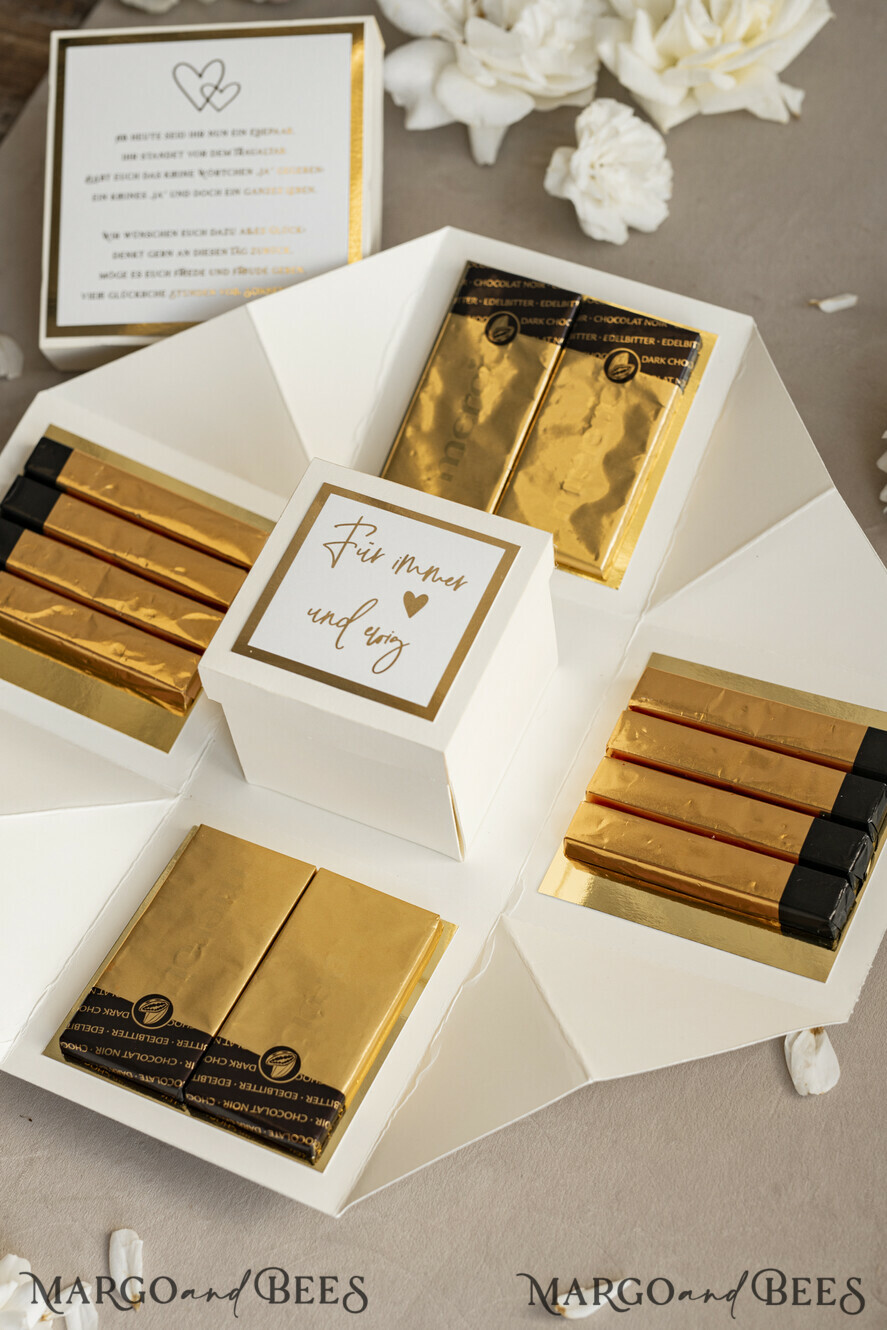FRISCH VERHEIRATETES PAAR GESCHENKE Geldgeschenk zur Hochzeit Personalisierte Hochzeits-Geschenkbox Geldgeschenk zur Hochzeit – Exploding Box als stilvolle und persönliche Überraschung
